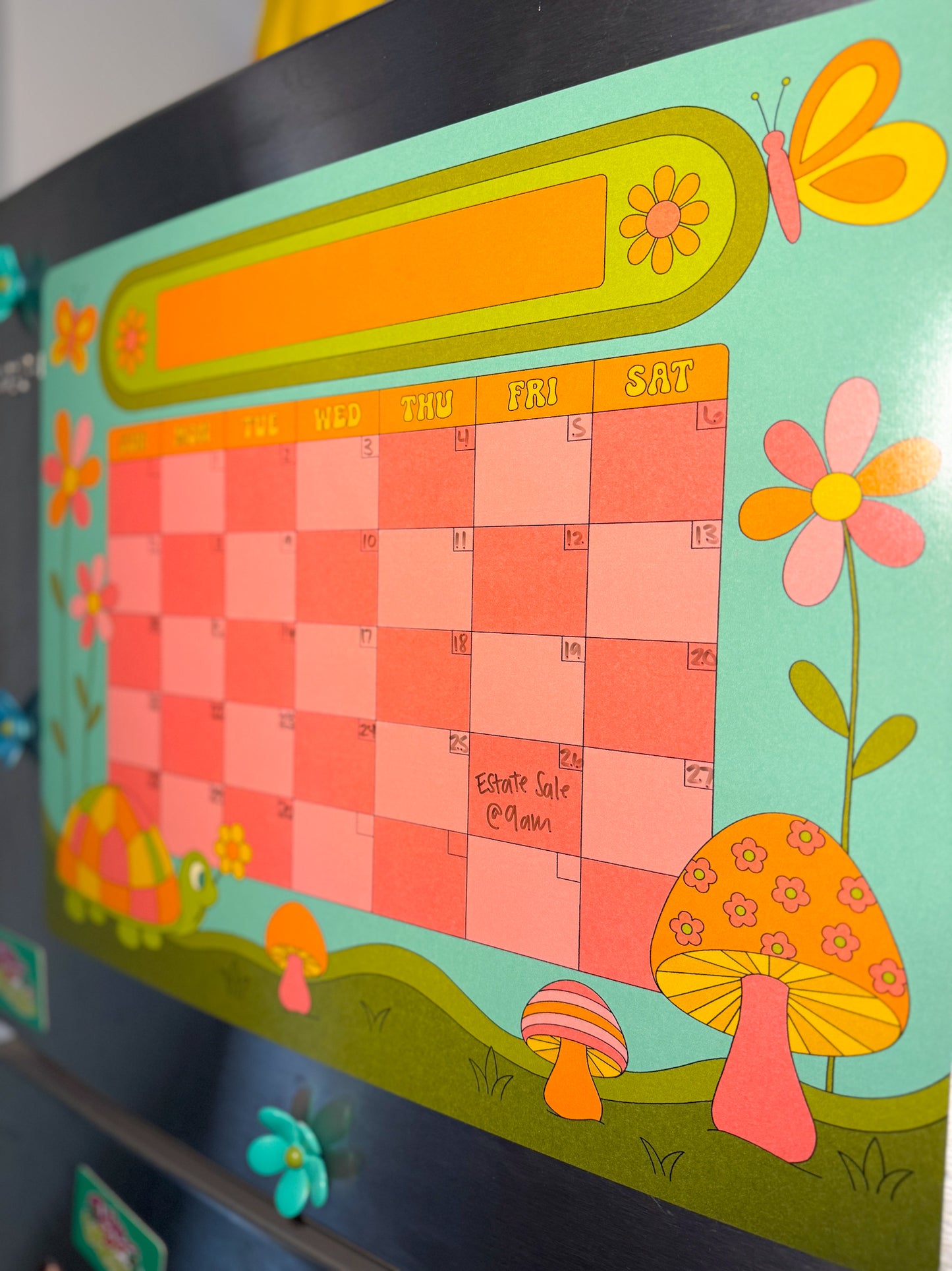 Dry Erase Magnetic Calendar