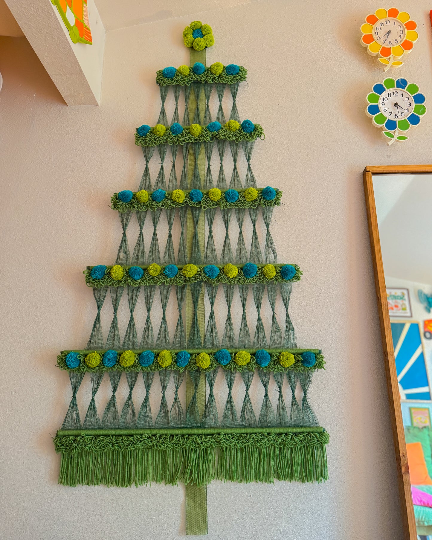 Vintage Inspired Macrame Christmas Tree