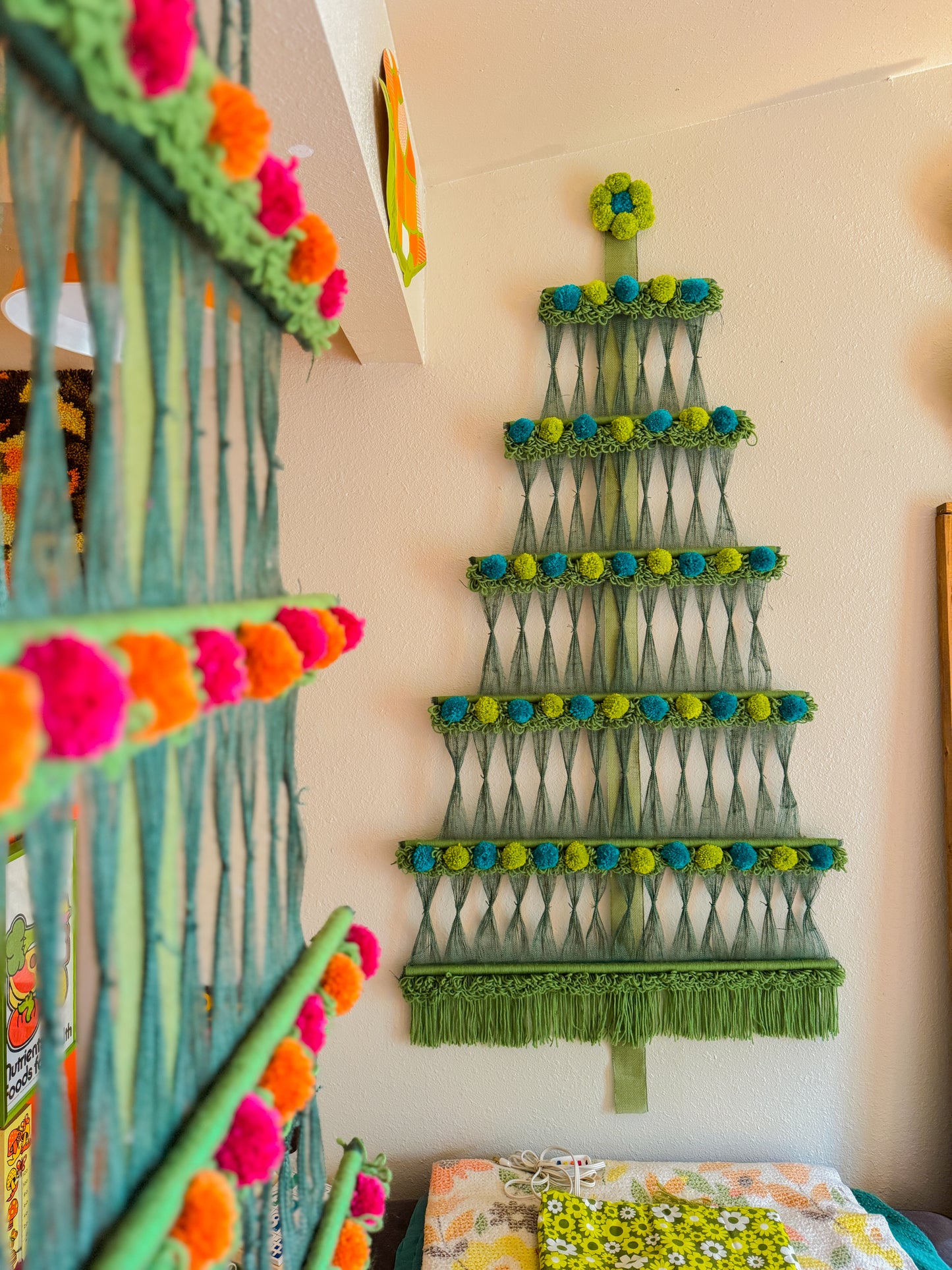 Vintage Inspired Macrame Christmas Tree