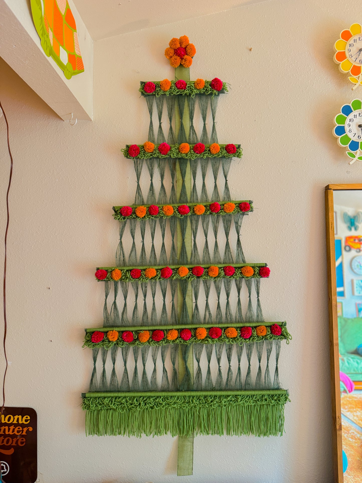 Vintage Inspired Macrame Christmas Tree
