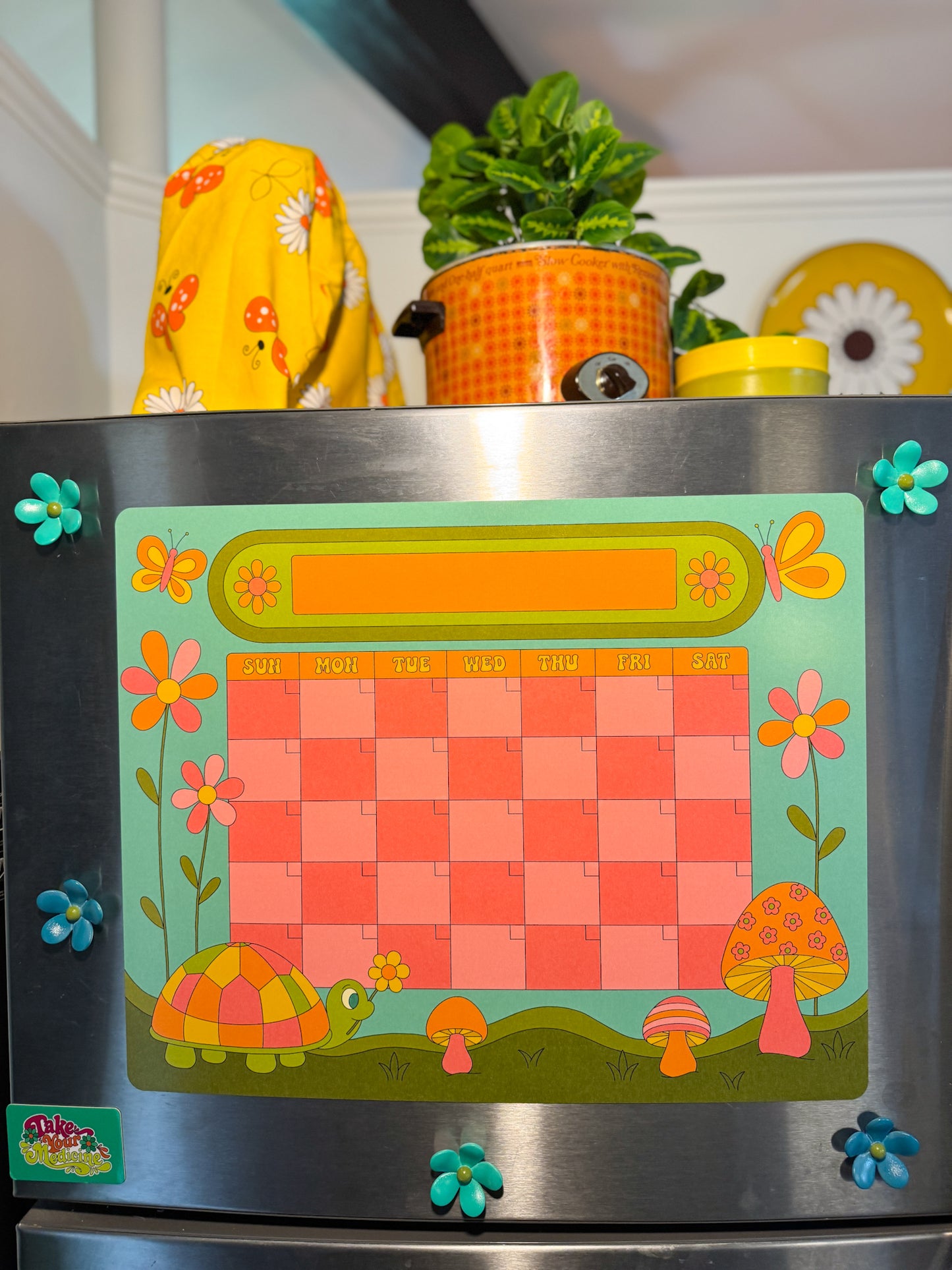Dry Erase Magnetic Calendar