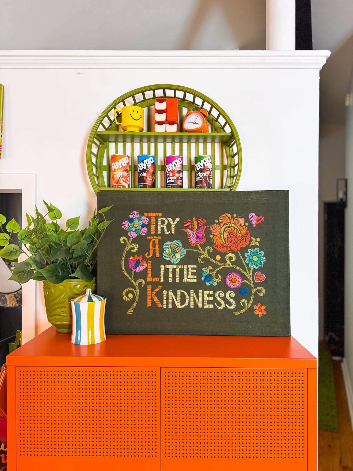 Talk A Little Kindness Crewel Commission