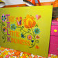 Talk A Little Kindness Crewel Commission - Light Green